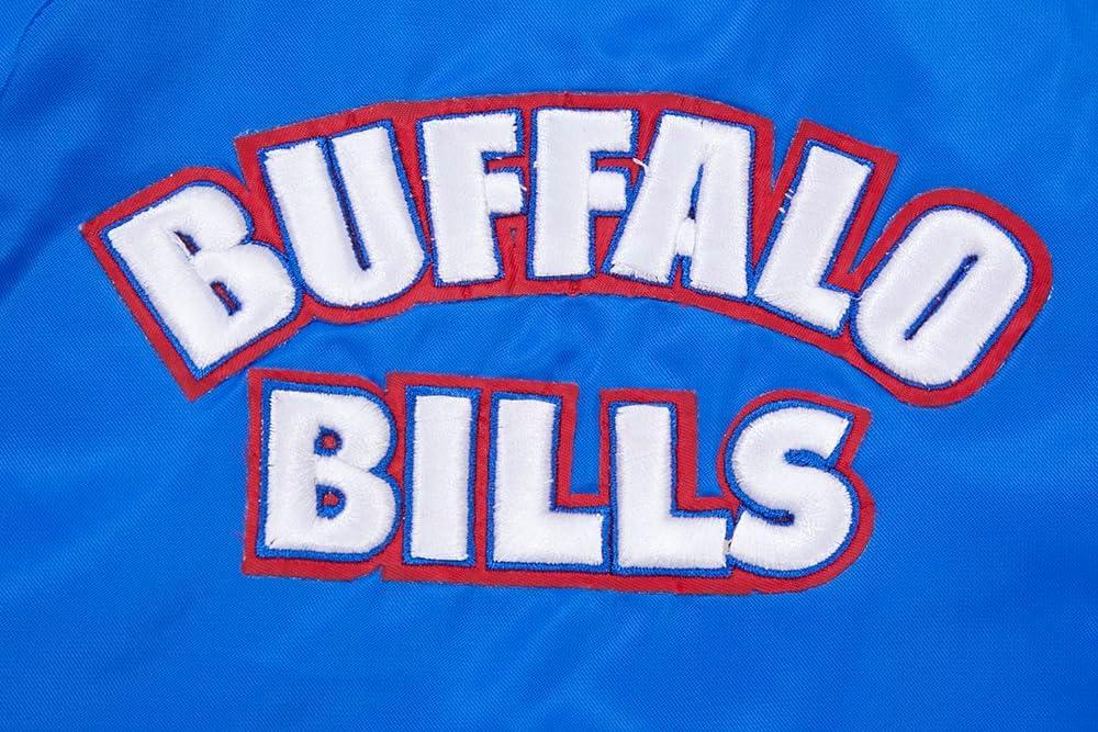image:imagePro Standard Mens NFL Retro Classics Satin JacketRoyal BlueRed