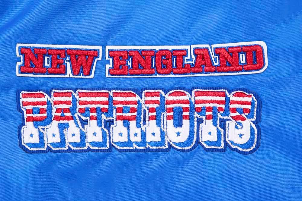 image:imagePro Standard Mens NFL Retro Classics Satin JacketRoyal BlueRed