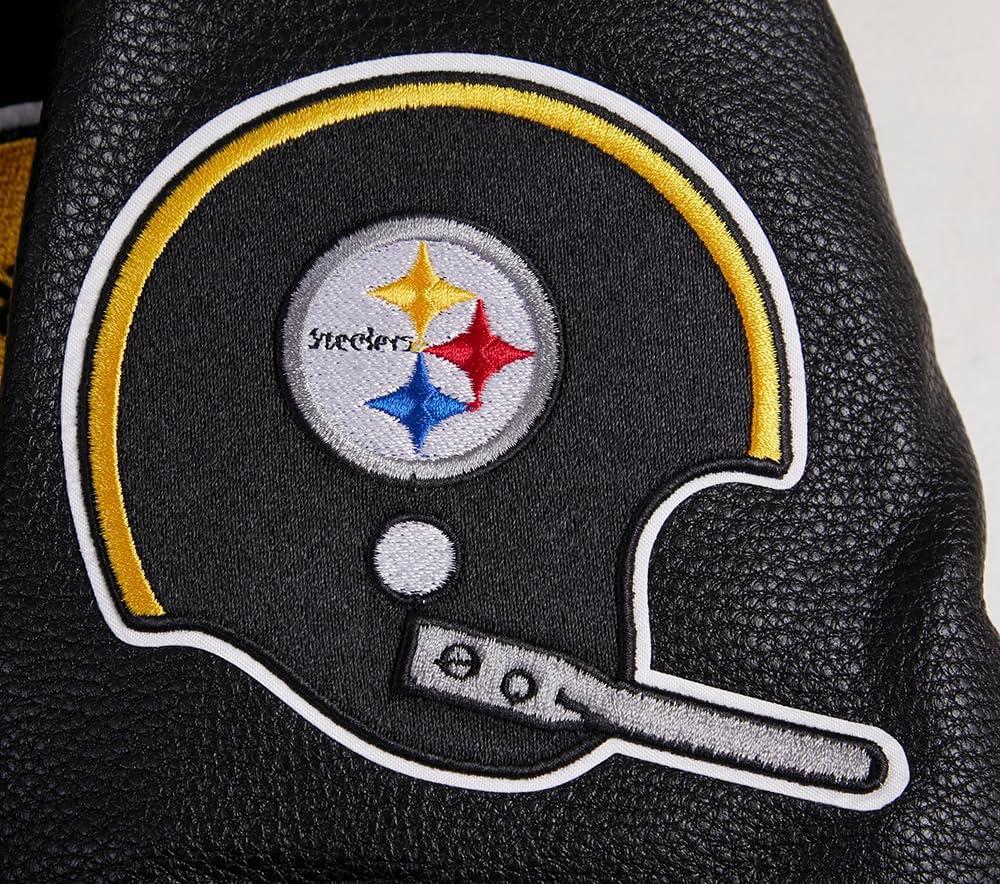 image:imagePro Standard Mens NFL Retro Classics Varsity JacketBlackYellow