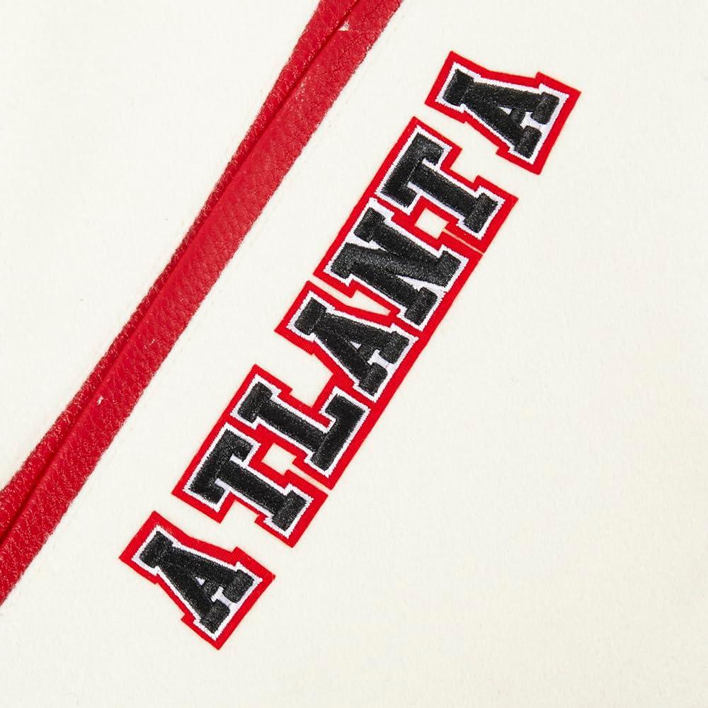 image:imagePro Standard Mens NFL Retro Classics Varsity JacketEggshell Red
