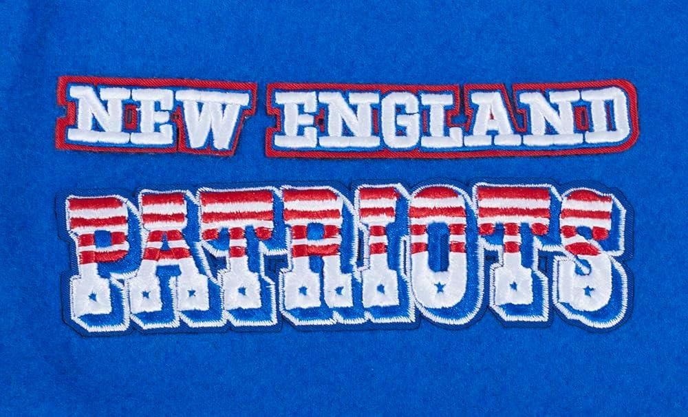 image:imagePro Standard Mens NFL Retro Classics Varsity JacketRoyal BlueRed
