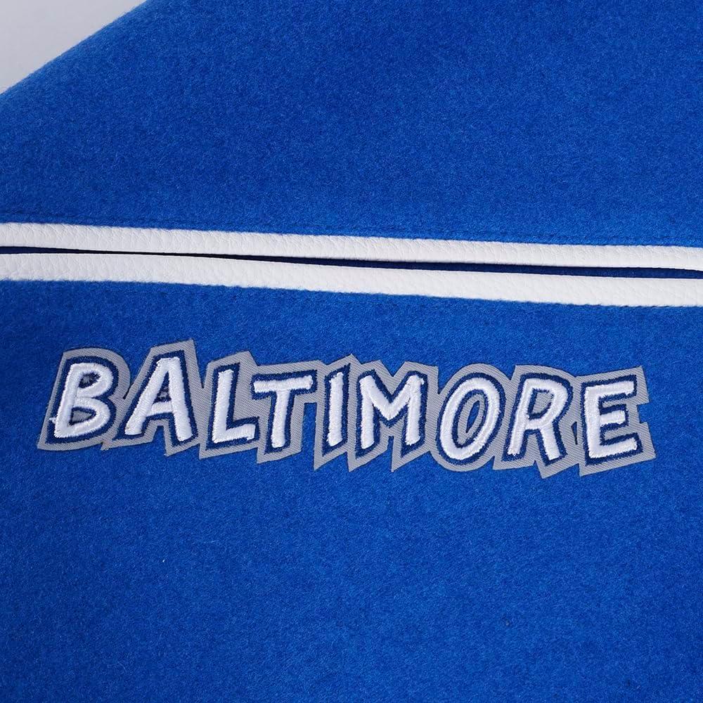 image:imagePro Standard Mens NFL Retro Classics Varsity JacketRoyal BlueWhite