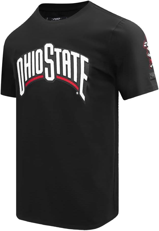 image:imagePro Standard Mens Ohio State University Classic Chenille Short Sleeve Tee Black 3XL