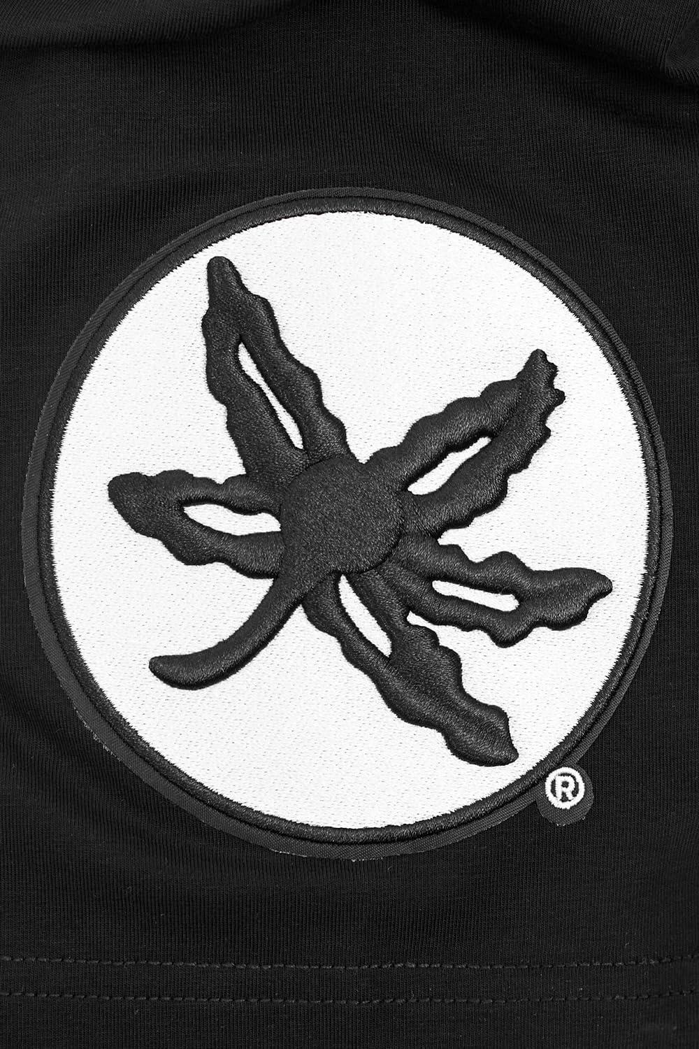 image:imagePro Standard Mens Ohio State University Classic Chenille Short Sleeve Tee Black 3XL