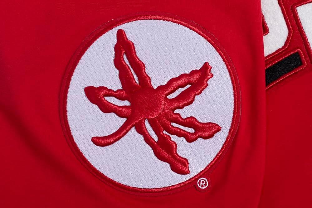 image:imagePro Standard Mens Ohio State University Classic Chenille Short Sleeve Tee Red 3XL
