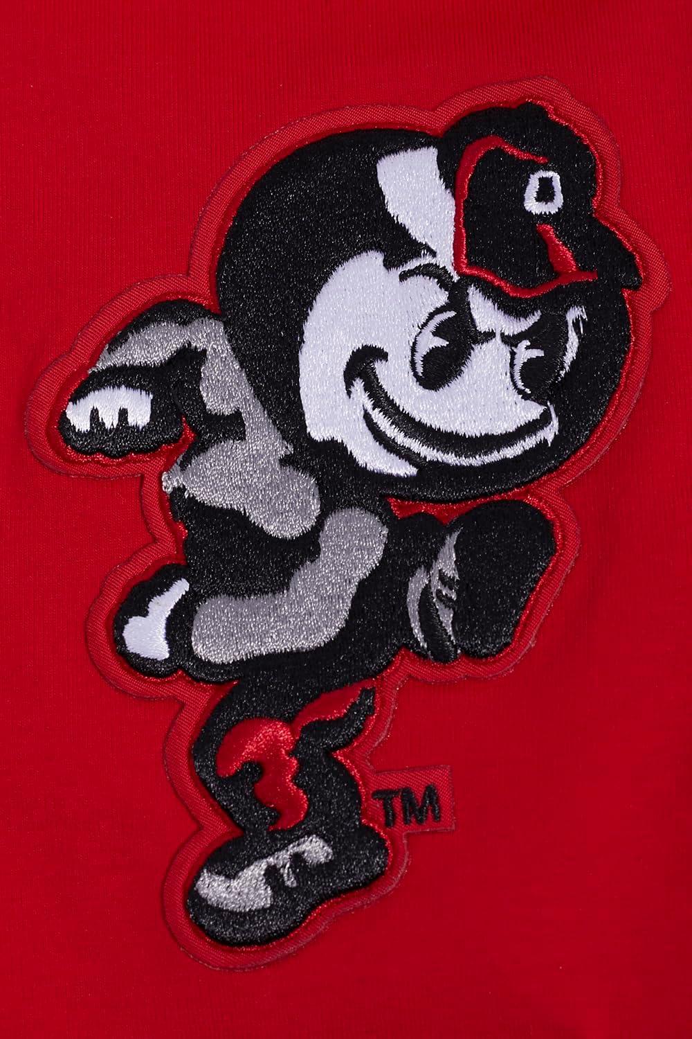 image:imagePro Standard Mens Ohio State University Classic Chenille Short Sleeve Tee Red 3XL