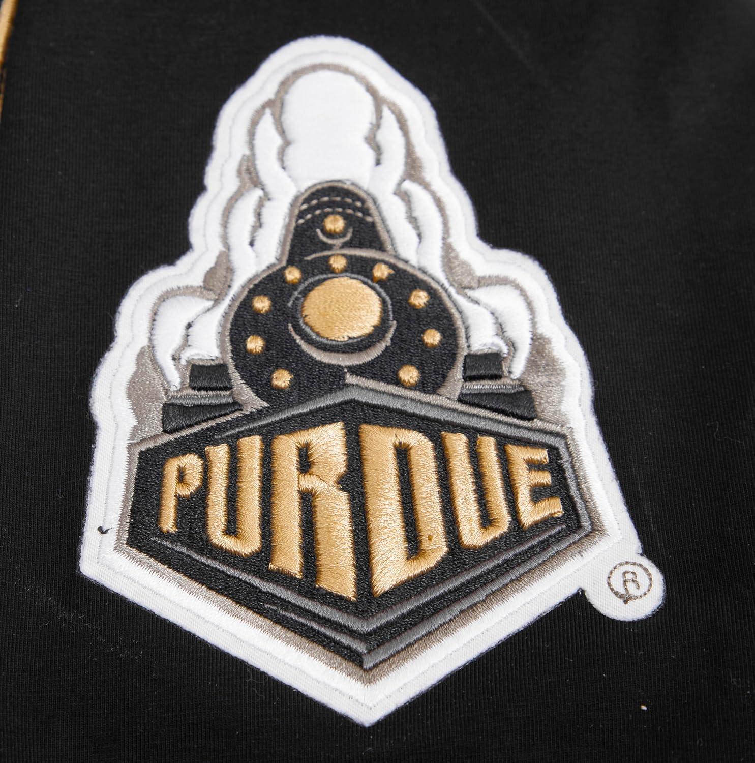 image:imagePro Standard Mens Purdue University Classic Chenille Short Sleeve Tee Black XL