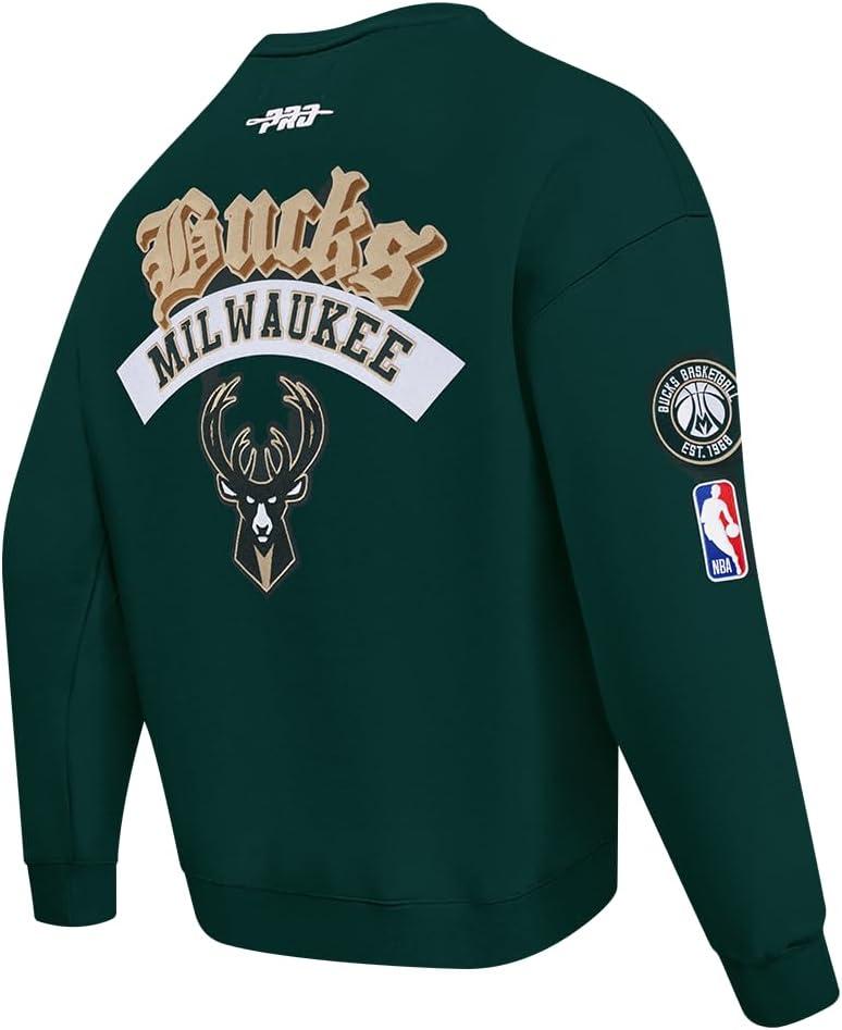 image:imagePro Standard NBA mens Mens Nba Best of Fleece Crewneck SweatshirtForest Green