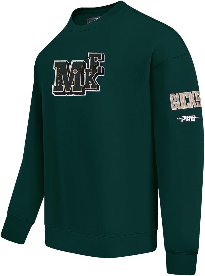 image:imagePro Standard NBA mens Mens Nba Best of Fleece Crewneck SweatshirtForest Green