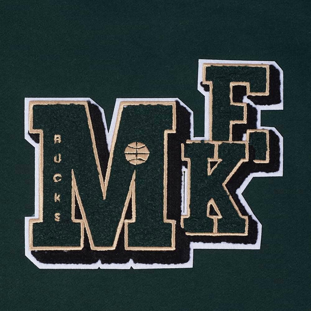 image:imagePro Standard NBA mens Mens Nba Best of Fleece Crewneck SweatshirtForest Green