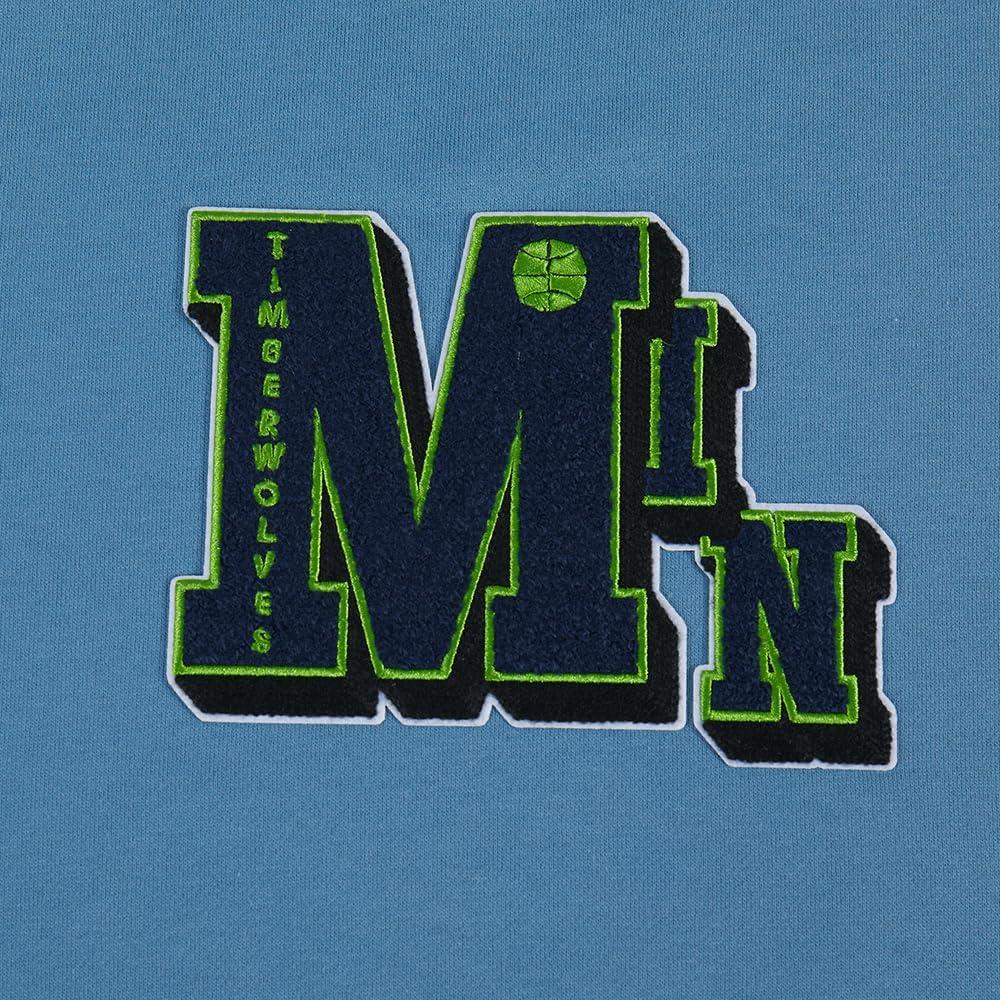 image:imagePro Standard NBA mens Mens Nba Best of Fleece Crewneck SweatshirtSteel Blue