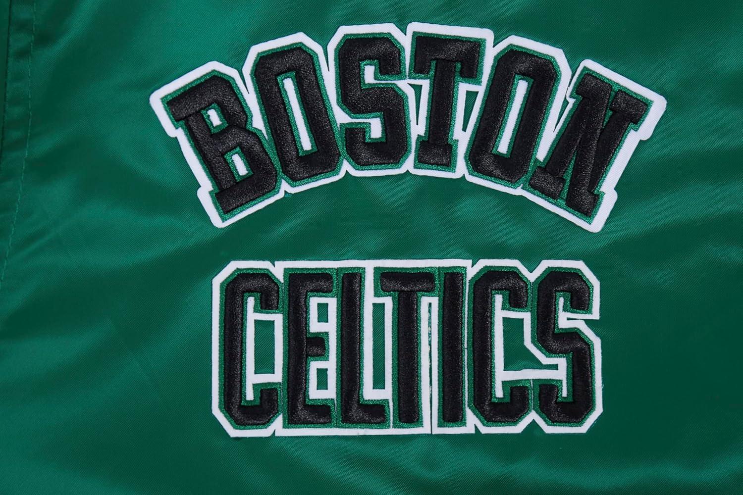 image:imagePro Standard NBA mens Mens Nba Sublimated Satin JacketKelly Green