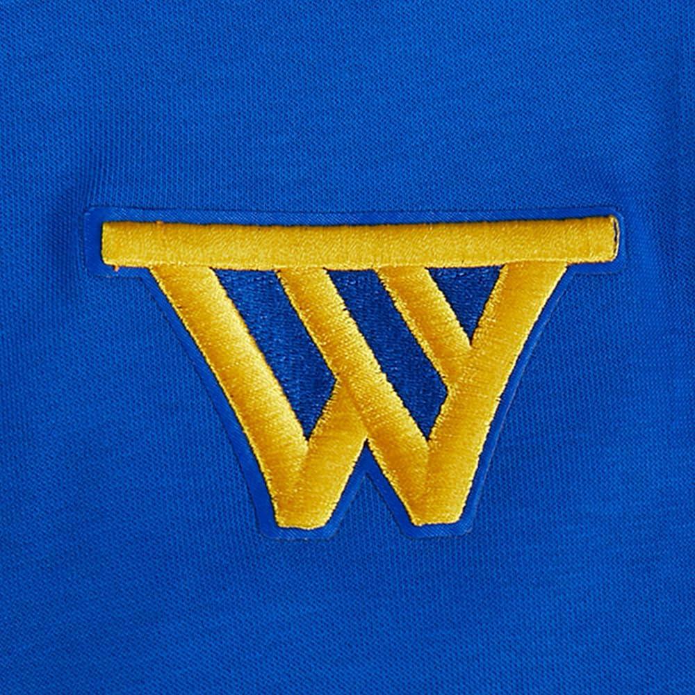 image:imagePro Standard NBA womens Womens Nba Golden State Warriors Classic Player Brushed Back French Terry Cropped Pullover HoodieRoyal Blue