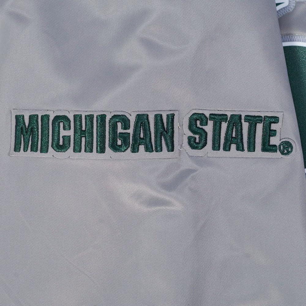 image:imagePro Standard NCAA mens Mens College Classic Chenille Satin JacketGray