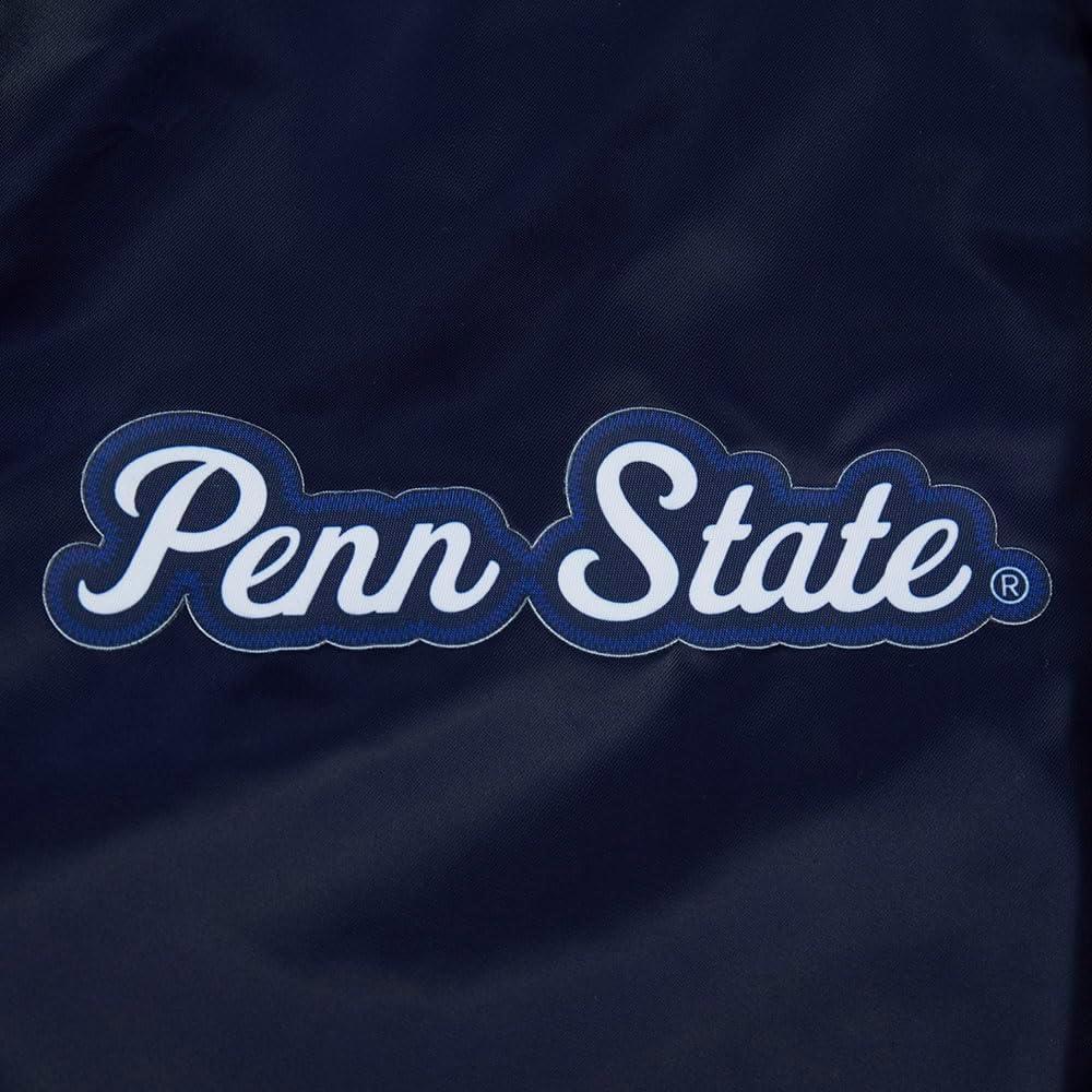 image:imagePro Standard NCAA mens Mens College Classic Chenille Satin JacketNavy