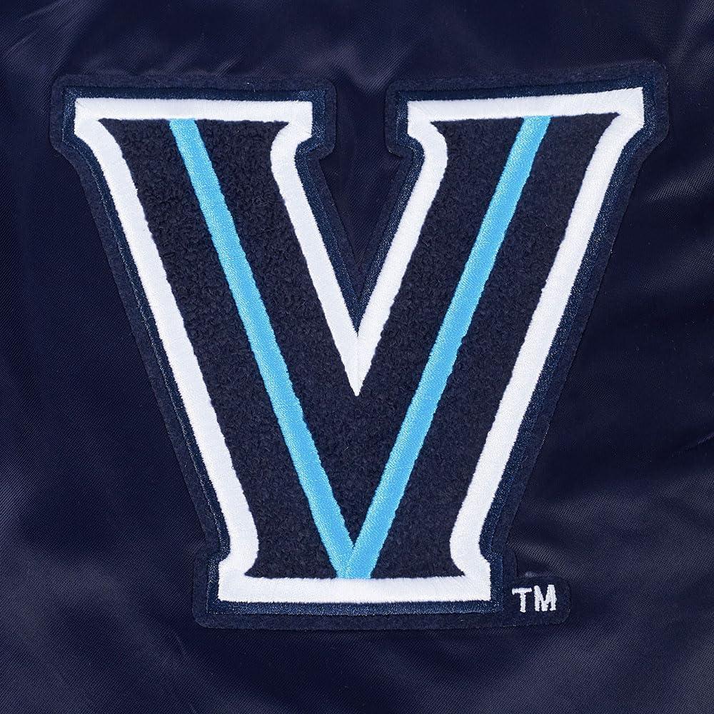 image:imagePro Standard NCAA mens Mens College Classic Chenille Satin JacketNavy