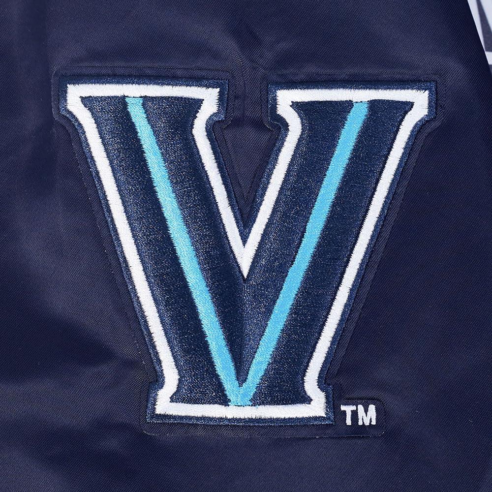 image:imagePro Standard NCAA mens Mens College Classic Chenille Satin JacketNavy