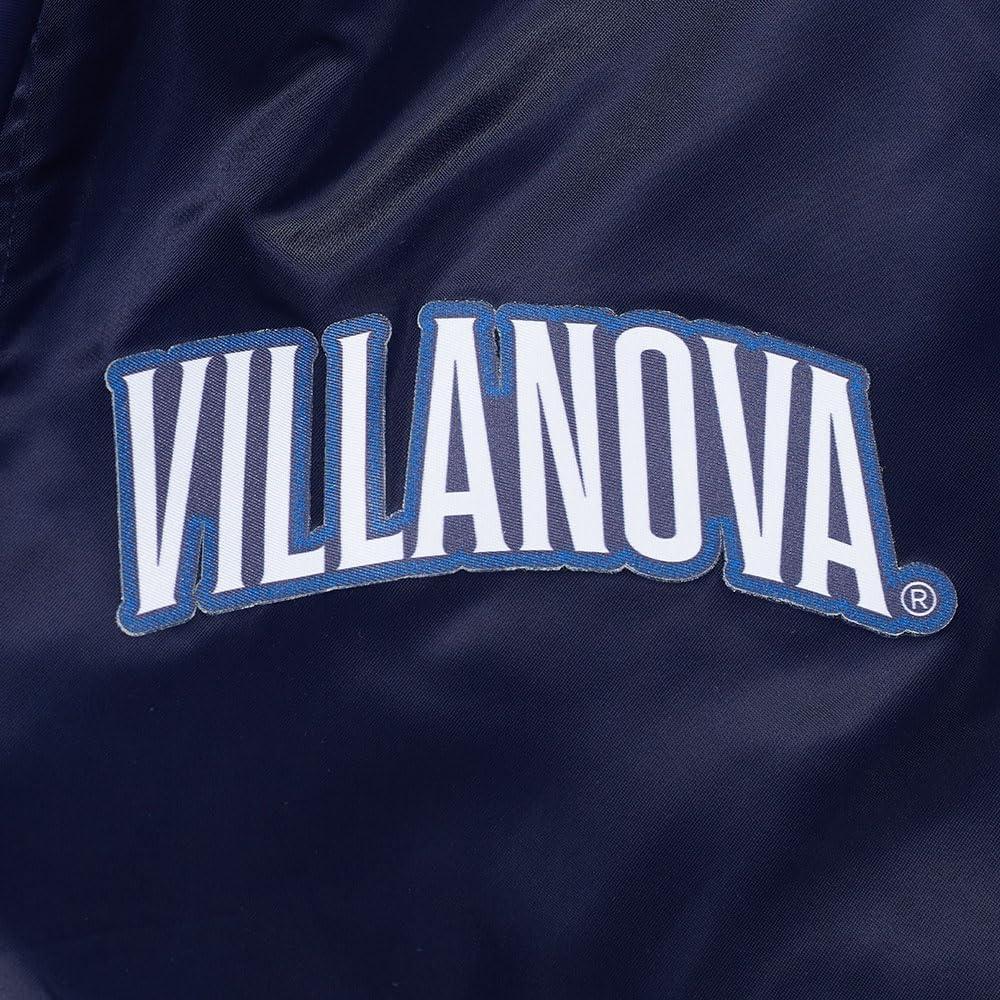 image:imagePro Standard NCAA mens Mens College Classic Chenille Satin JacketNavy