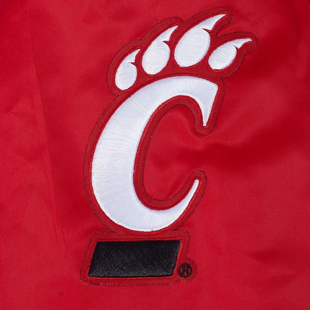 image:imagePro Standard NCAA mens Mens College Classic Chenille Satin JacketRed