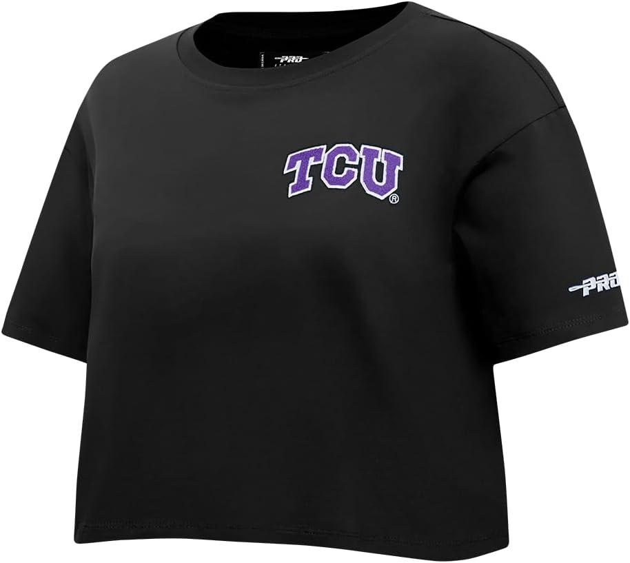 image:imagePro Standard Womens College Classic Chenille Short Sleeve Boxy TeeBlack