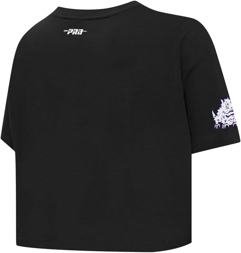 image:imagePro Standard Womens College Classic Chenille Short Sleeve Boxy TeeBlack
