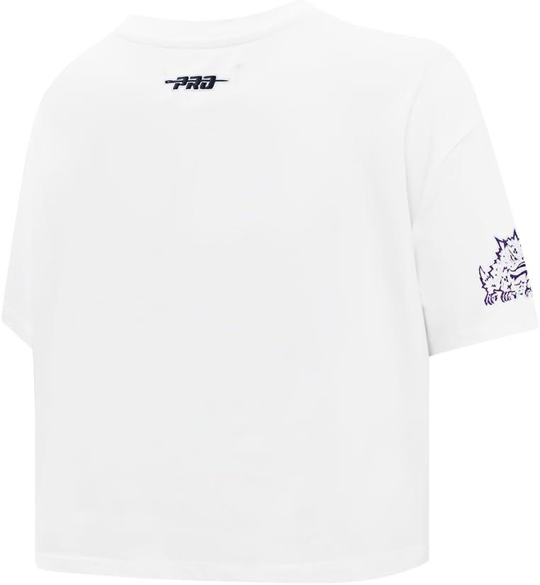 image:imagePro Standard Womens College Classic Chenille Short Sleeve Boxy TeeWhite