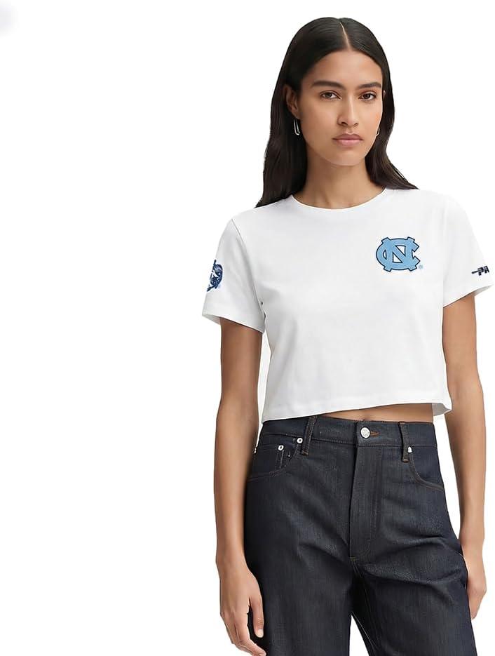 image:imagePro Standard Womens College Classic Chenille Short Sleeve Boxy TeeWhite