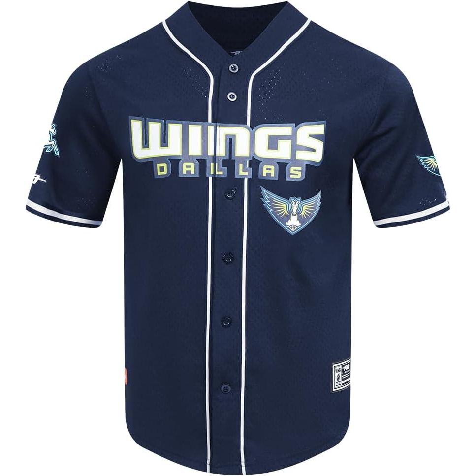 image:imageMens WNBA Mesh Button Down TopMidnight Navy