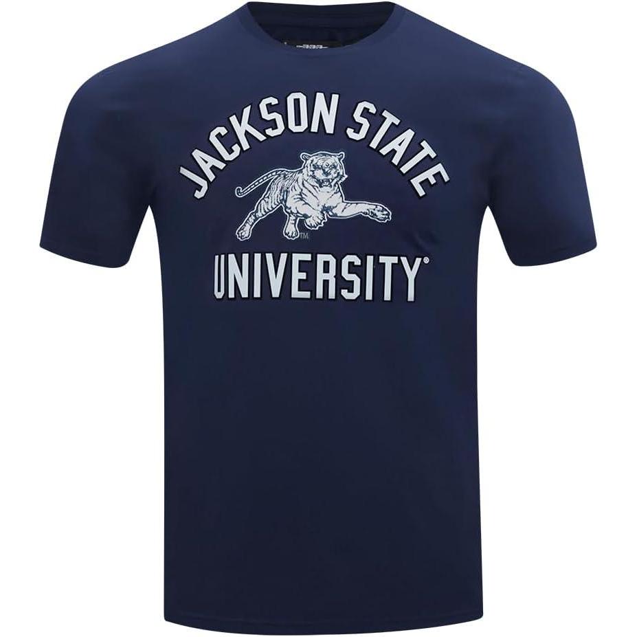 image:imagePro Standard Mens College Classic Chenille Stacked Logo Short Sleeve TeeTeam Color