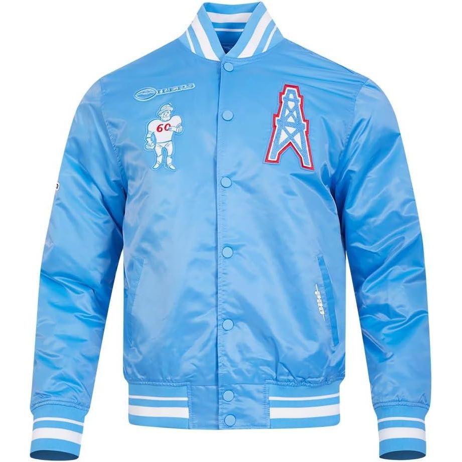 image:imagePro Standard Mens NFL Retro Classics Satin JacketUniversity Blue