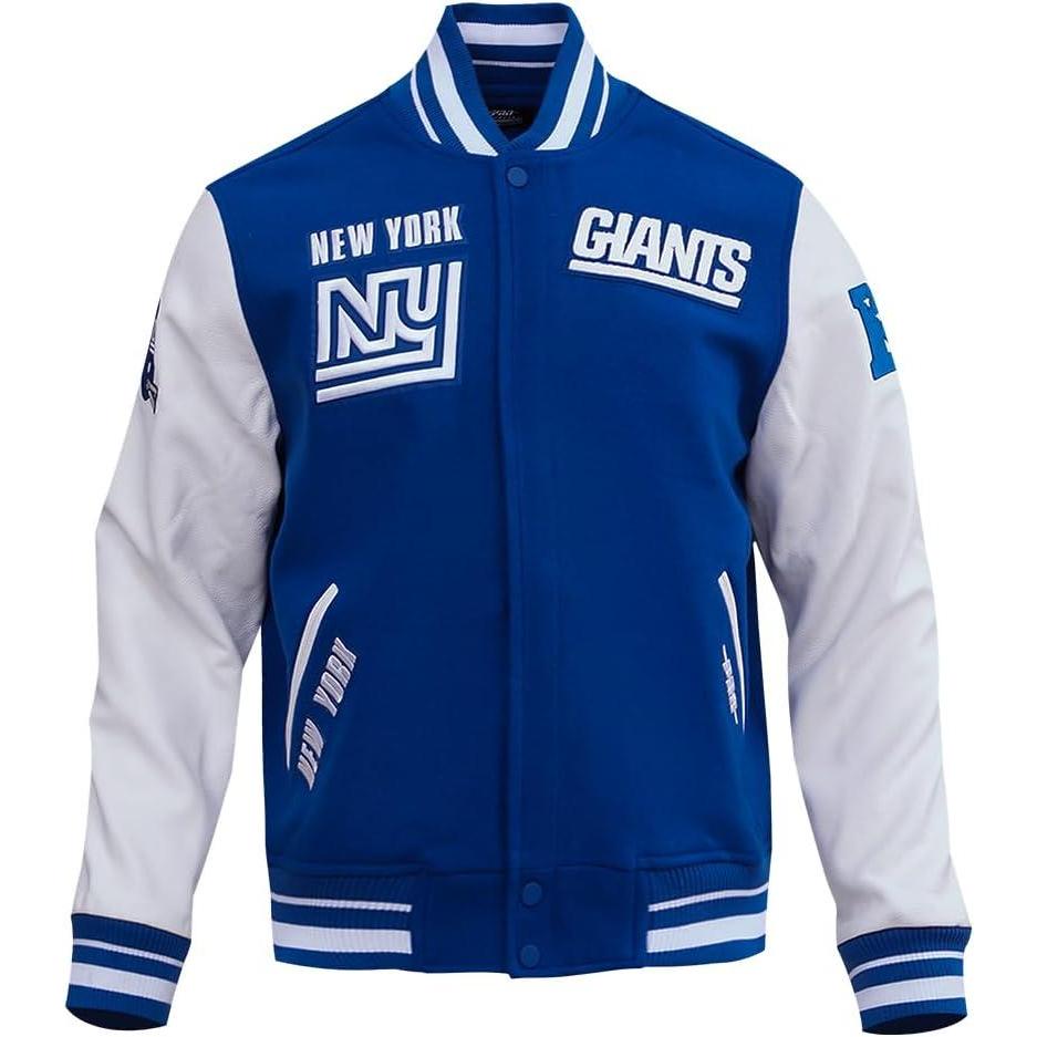 image:imagePro Standard Mens NFL Retro Classics Varsity JacketDodger Blue