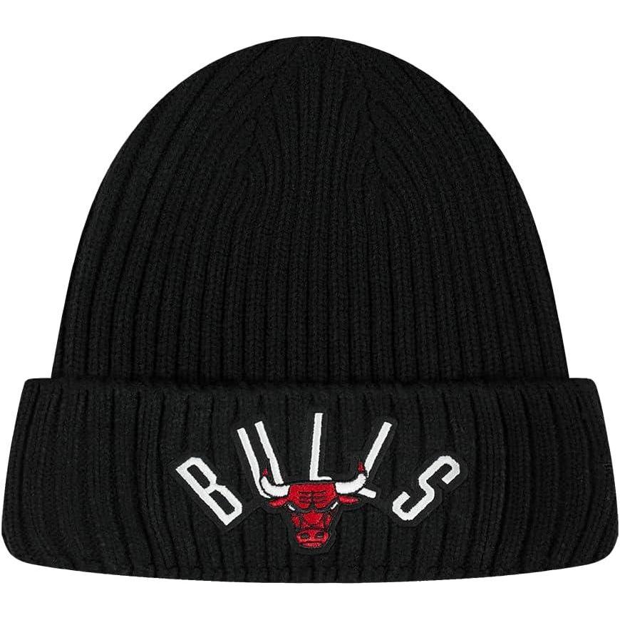 image:imagePro Standard NBA Chicago Bulls Modern Originals Heavyweight Knit Beanie Unlined Cuffed Black Os
