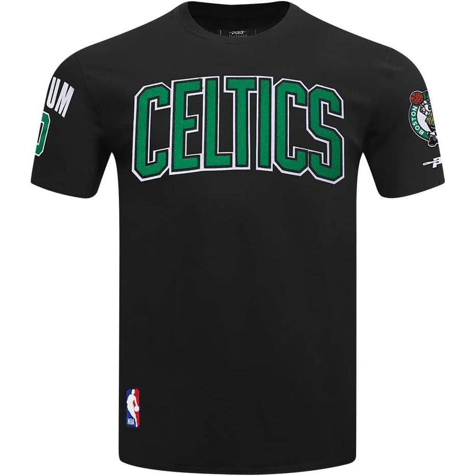 image:imagePro Standard NBA Mens Mens NBA Boston Celtics Classic Player Cotton Short Sleeve TeeBlack