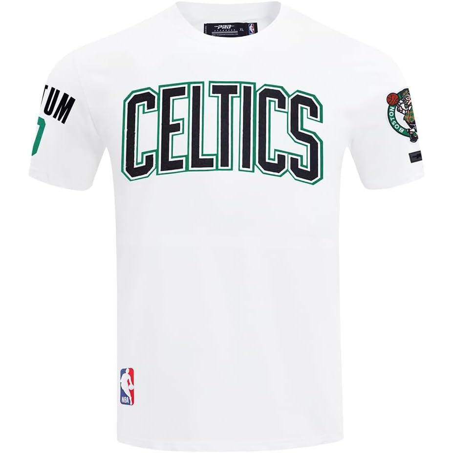 image:imagePro Standard NBA Mens Mens NBA Boston Celtics Classic Player Cotton Short Sleeve TeeWhite