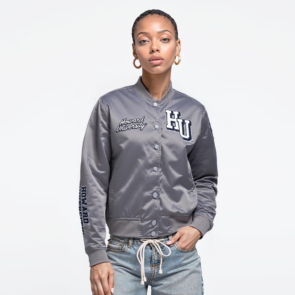 image:imagePro Standard Womens College Classic Essentials Satin JacketGray