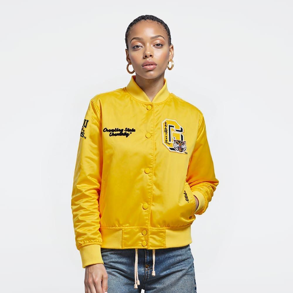 image:imagePro Standard Womens College Classic Essentials Satin JacketYellow