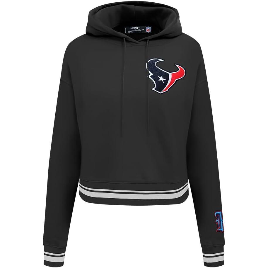 image:imagePro Standard Womens NFL Mash Up Cropped Pullover HoodieBlack