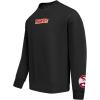 PRO STANDARD Mens NBA Wingspan Fleece Crewneck Sweatshirt(Black)