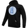 PRO STANDARD Mens NBA Wingspan Fleece Crewneck Sweatshirt(Black)