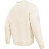 PRO STANDARD Mens NBA Wingspan Fleece Crewneck Sweatshirt(Eggshell)