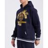 PRO STANDARD Mens NBA Wingspan Fleece Crewneck Sweatshirt(Midnight Navy)