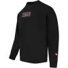 PRO STANDARD Mens NBA Wingspan Fleece Crewneck Sweatshirt(Washed Black)