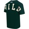 PRO STANDARD Mens NHL Wingspan Cotton Short Sleeve Tee(Forest Green)