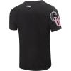 Pro Standard Mens Clark Atlanta University Classic Chenille Short Sleeve Tee Black L