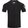 Pro Standard Mens Clark Atlanta University Classic Chenille Short Sleeve Tee Black L