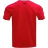 Pro Standard Men’s College Campus Ransom Standard Short Sleeve Tee(Red)