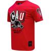 Pro Standard Men’s College Campus Ransom Standard Short Sleeve Tee(Red)