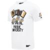 Pro Standard Men’s College Campus Ransom Standard Short Sleeve Tee(White)