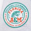 Pro Standard Mens College Classic Chenille Stacked Logo Short Sleeve Tee(Heather Grey)
