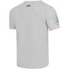 Pro Standard Mens College Classic Chenille Stacked Logo Short Sleeve Tee(Heather Grey)